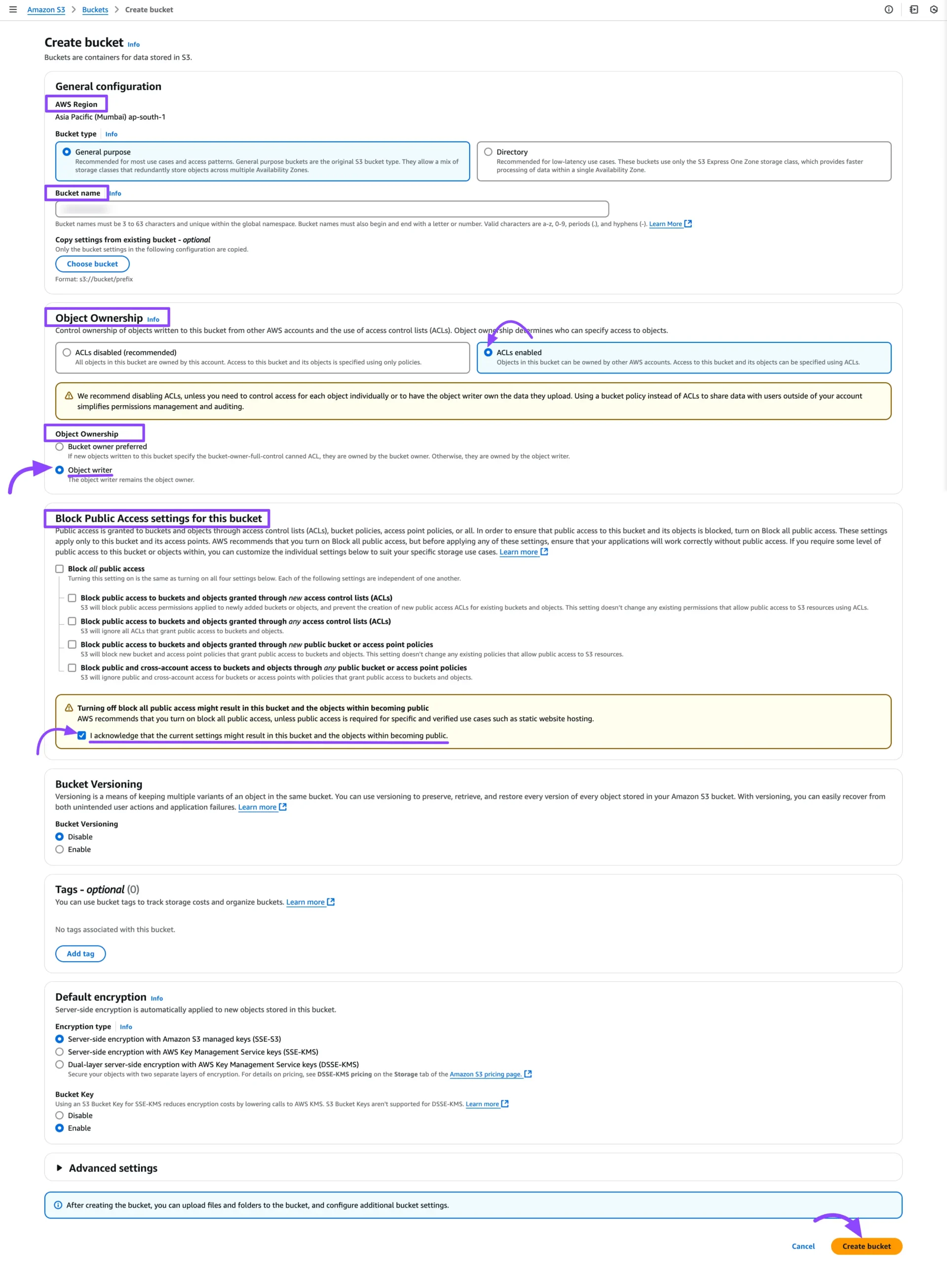 create s3 bucket 04