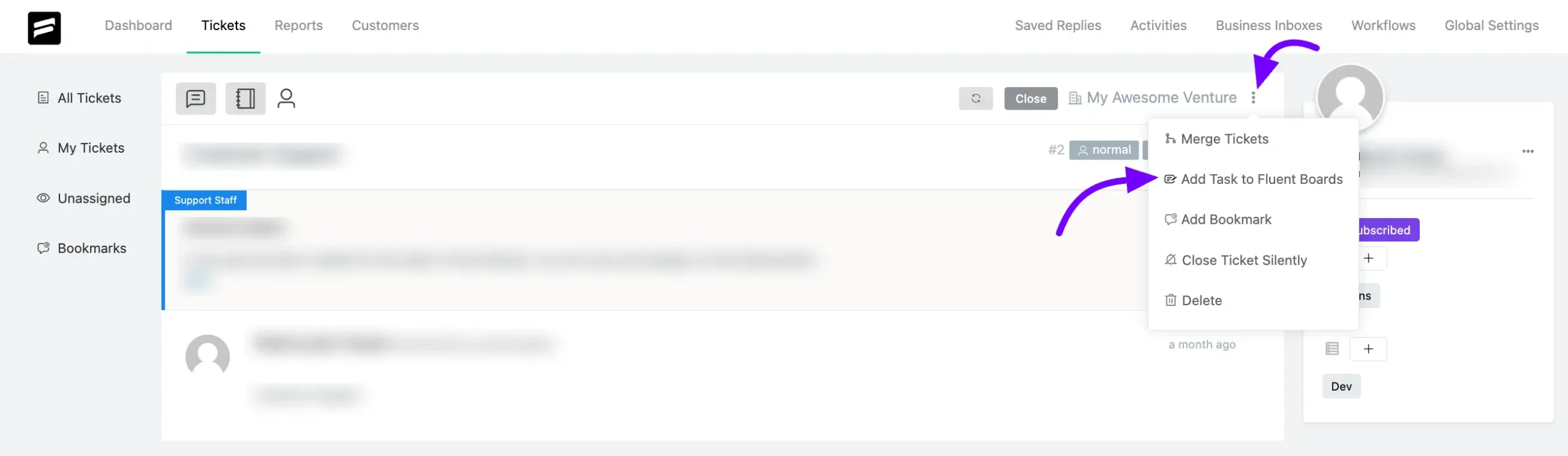 customer support