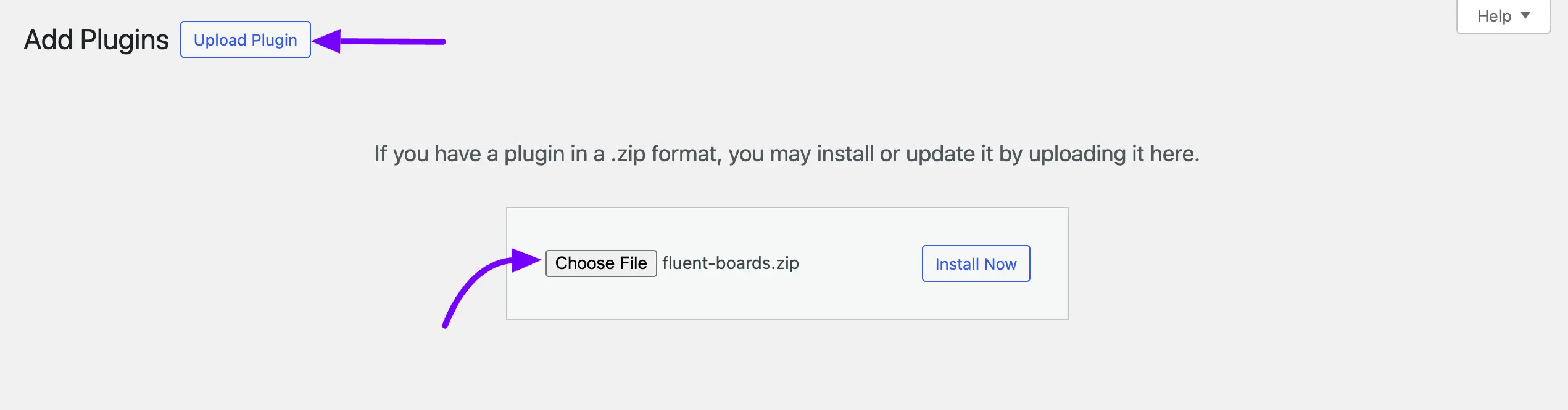 upload plugin