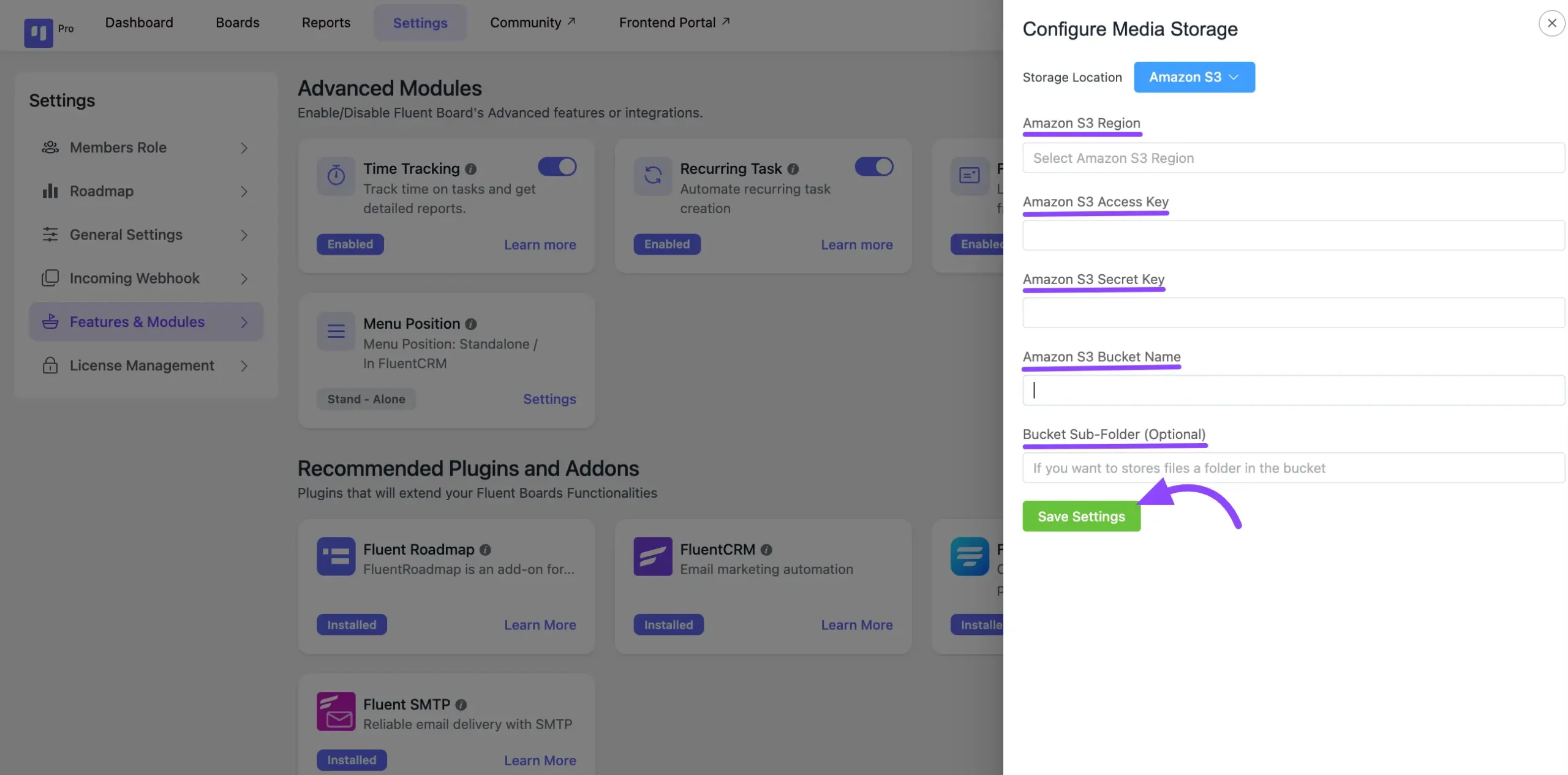 using the plugin ui 16